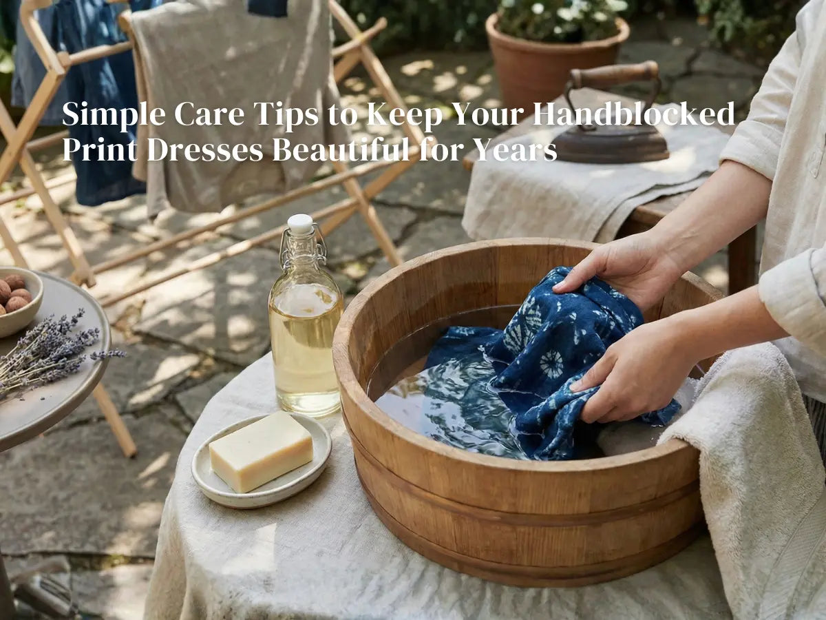 Simple Care Tips to Keep Your Handblocked Print Dresses Beautiful for Years