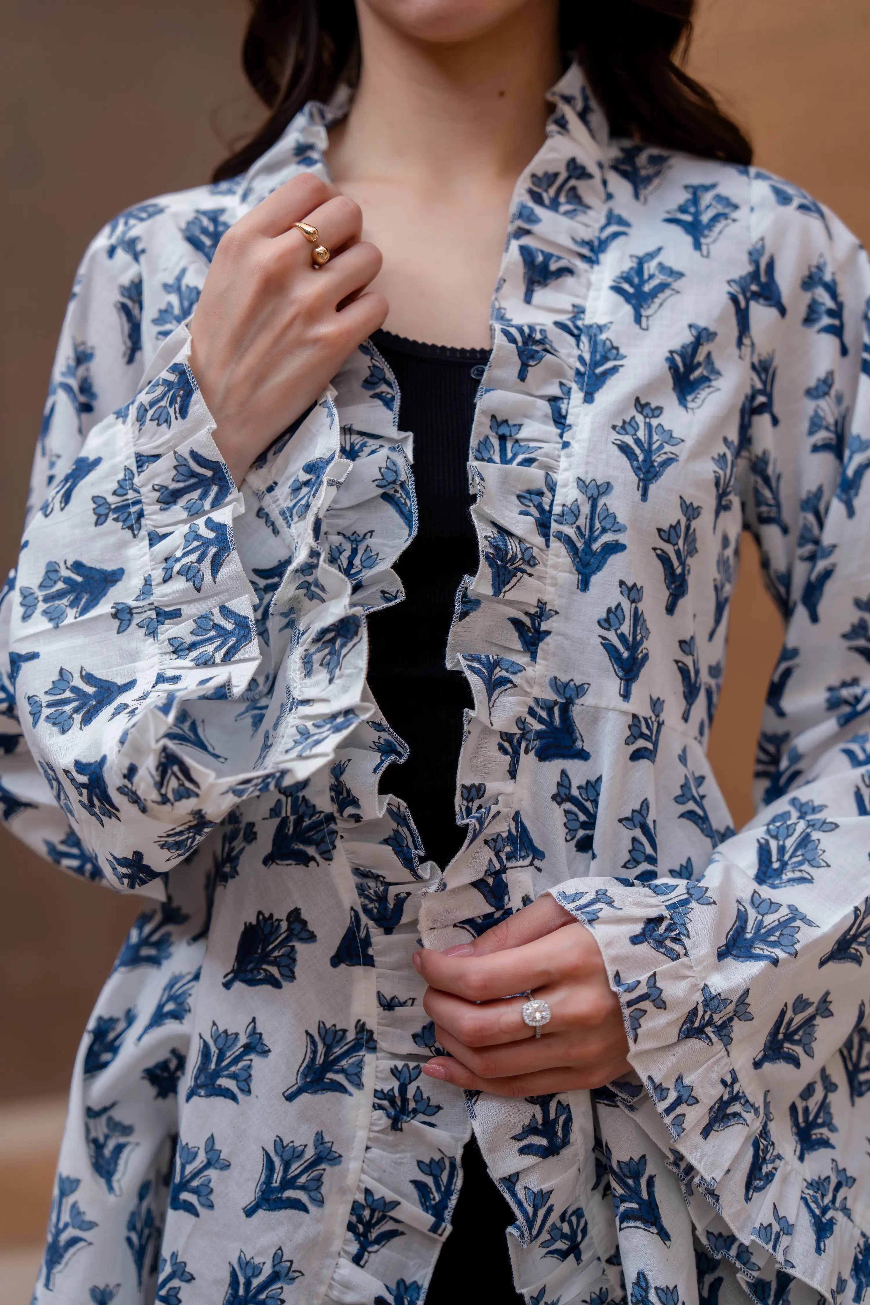 Ivory Marigold Dress by Golden Lotus