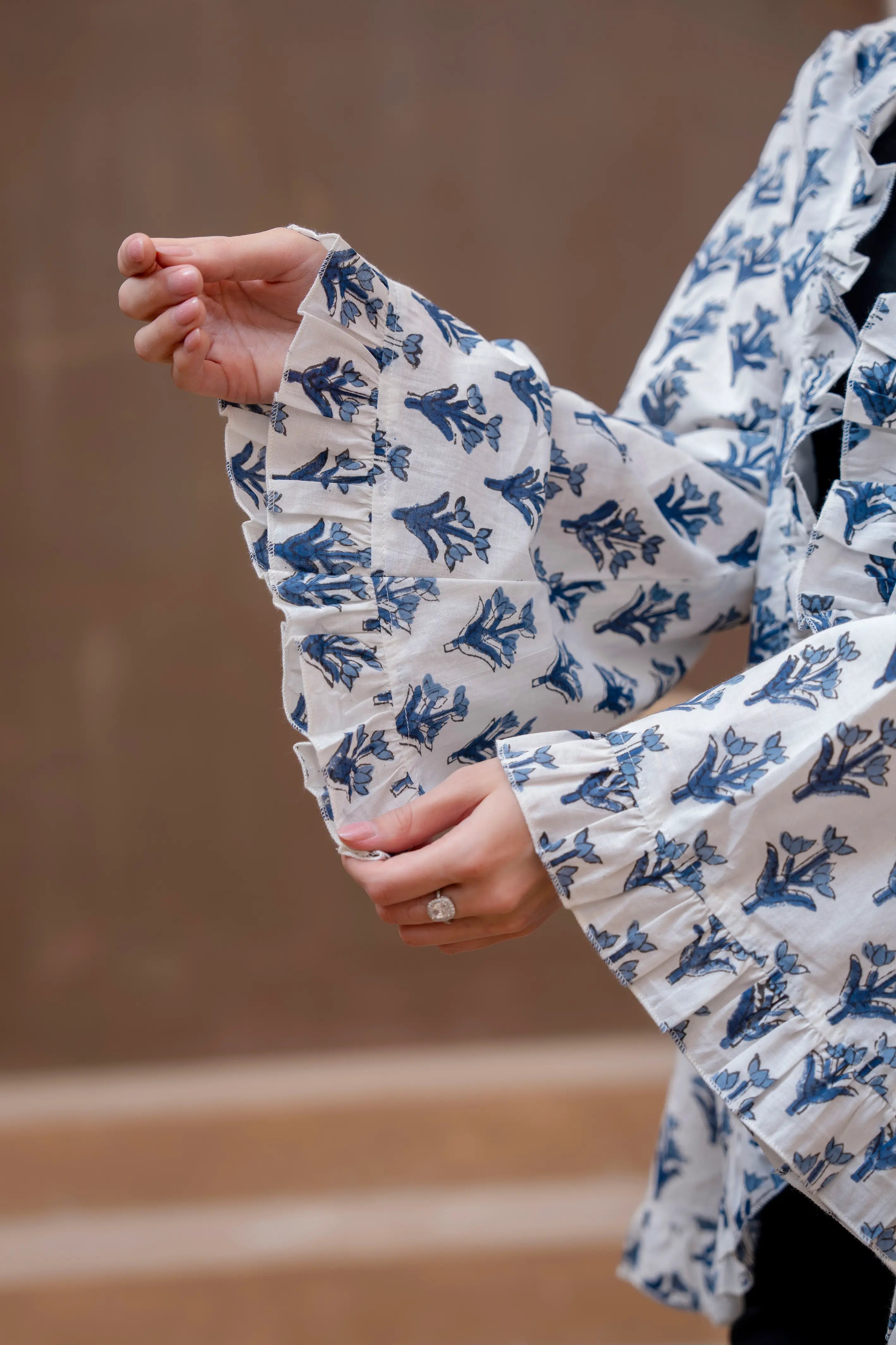 Ivory Marigold Dress by Golden Lotus