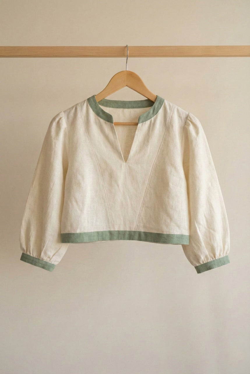 Linen Tulip Dress (Top) by Golden Lotus