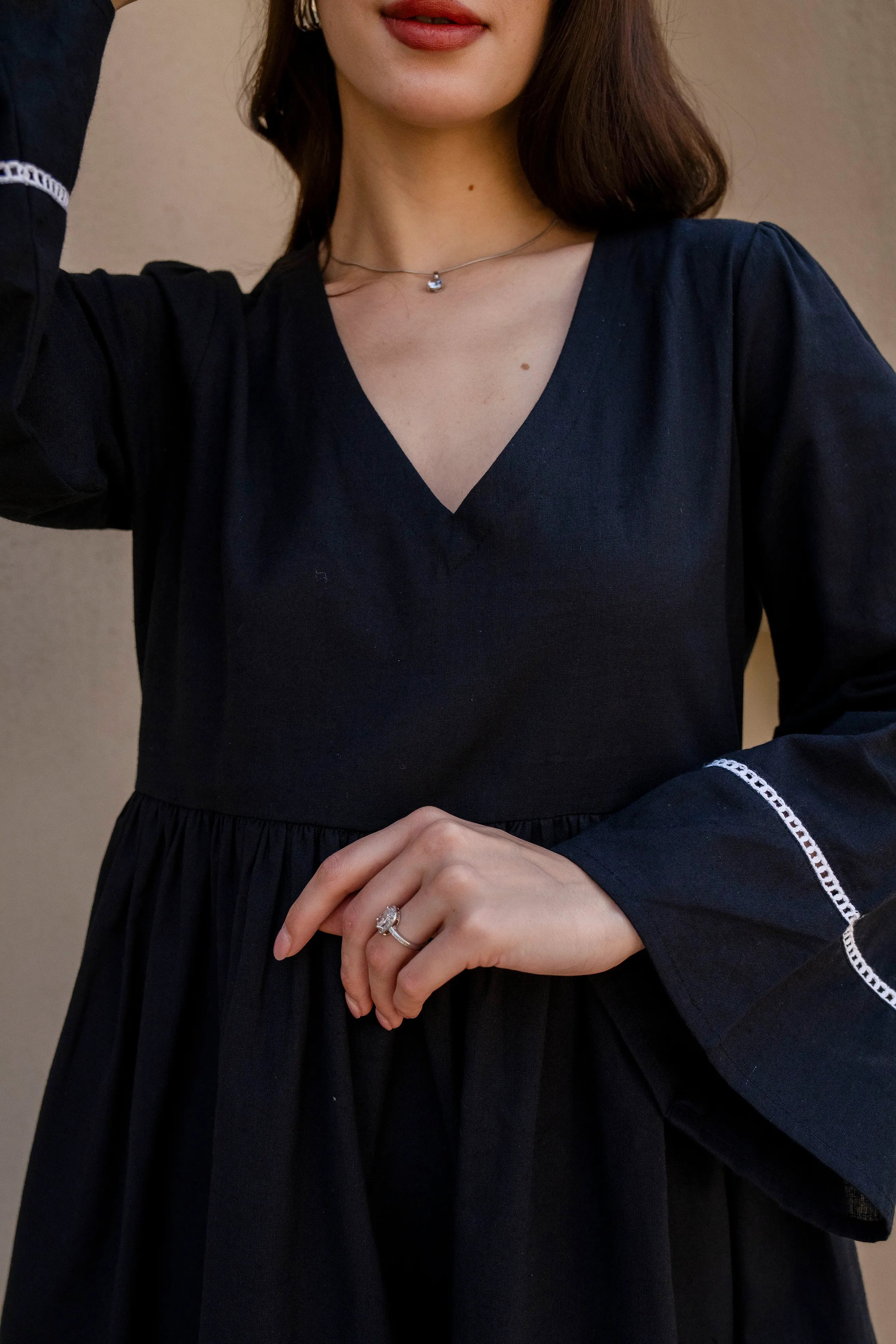 Wild Iris Flowy Dress by Golden Lotus