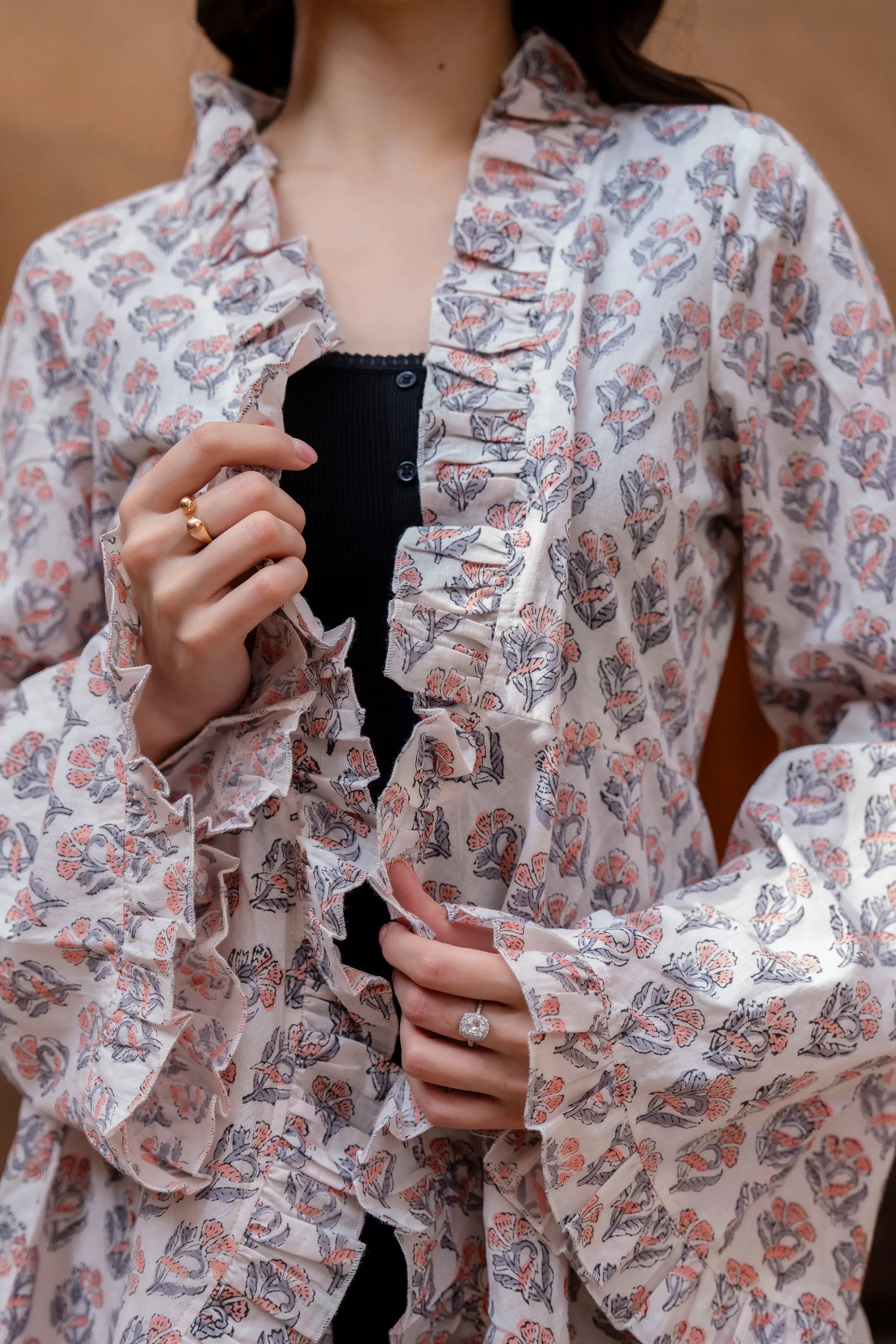 Ivory Marigold Dress by Golden Lotus