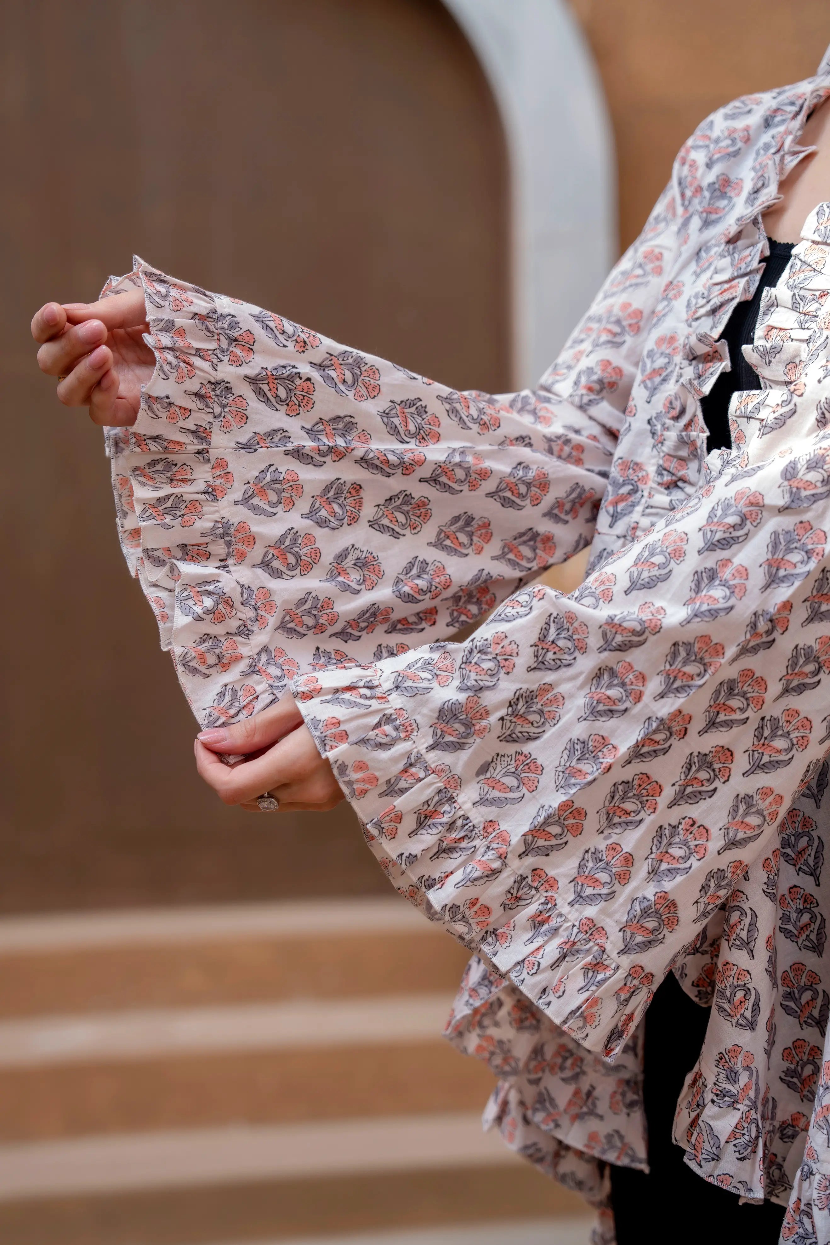 Ivory Marigold Dress by Golden Lotus